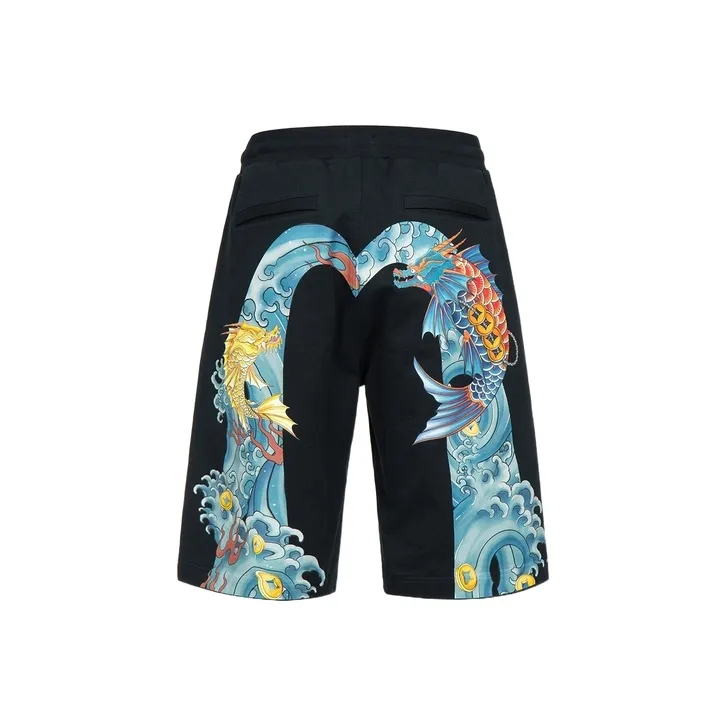 EVISU Casual Shorts Men's Black