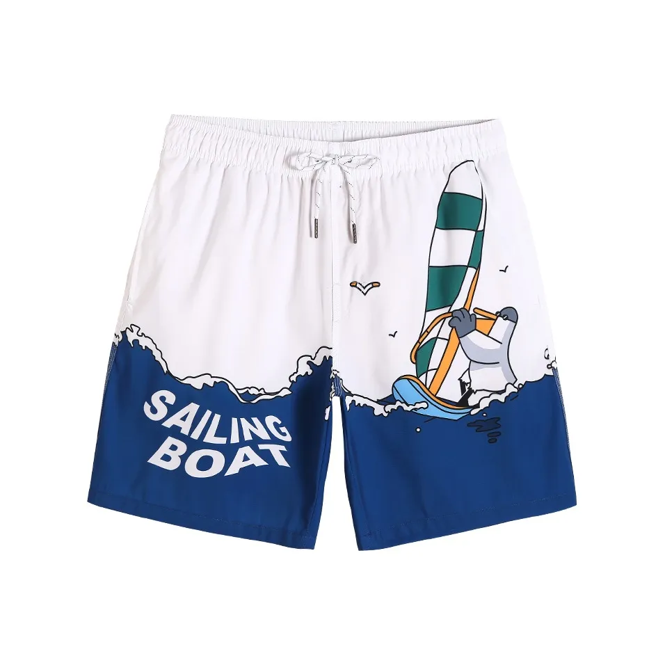 GAILANG Белые Мужские Пляжные Шорты