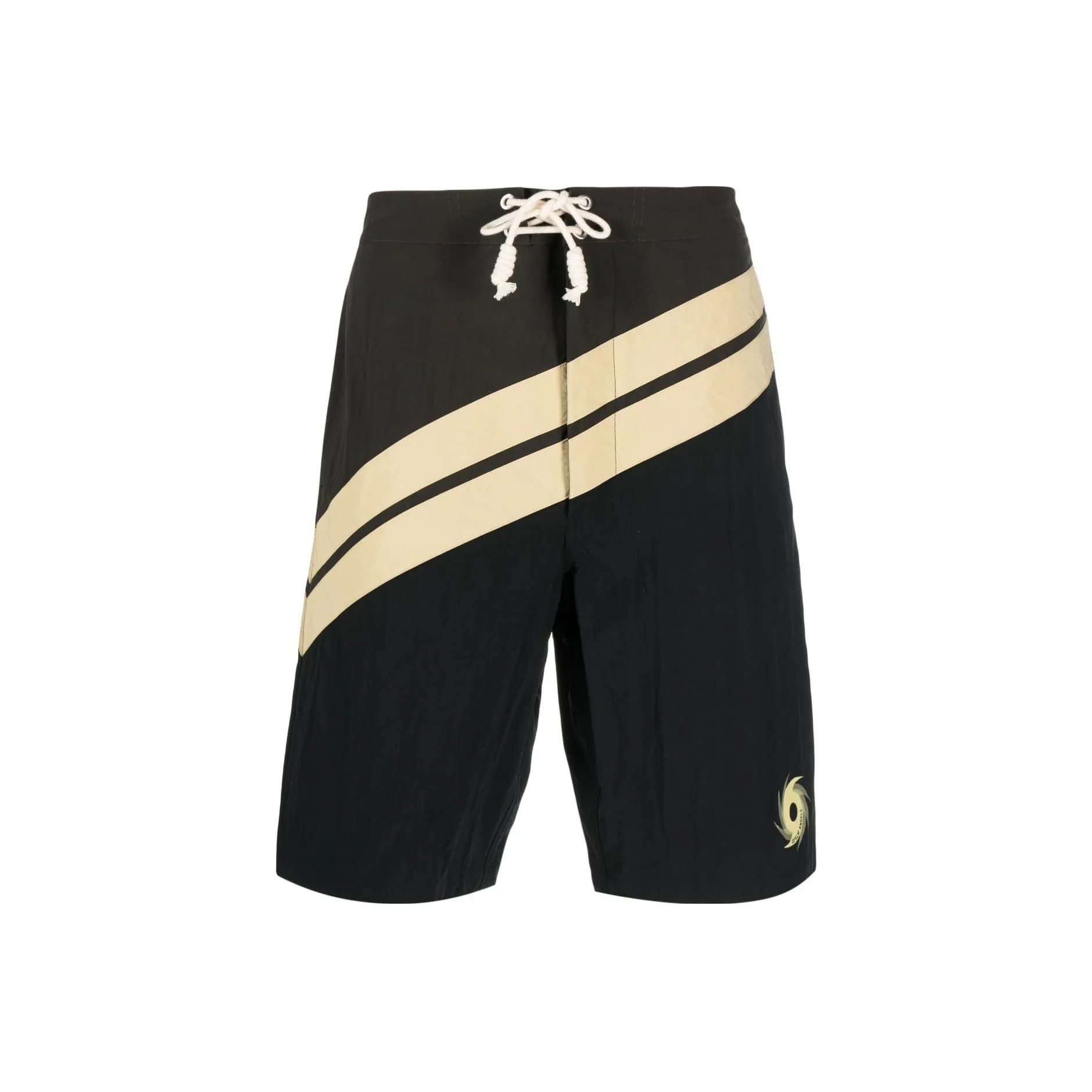 PALM ANGELS Diagonal Surf Swim Shorts