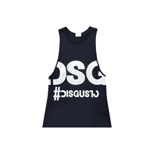 DSG DISGUSTO Черные Женские Майки