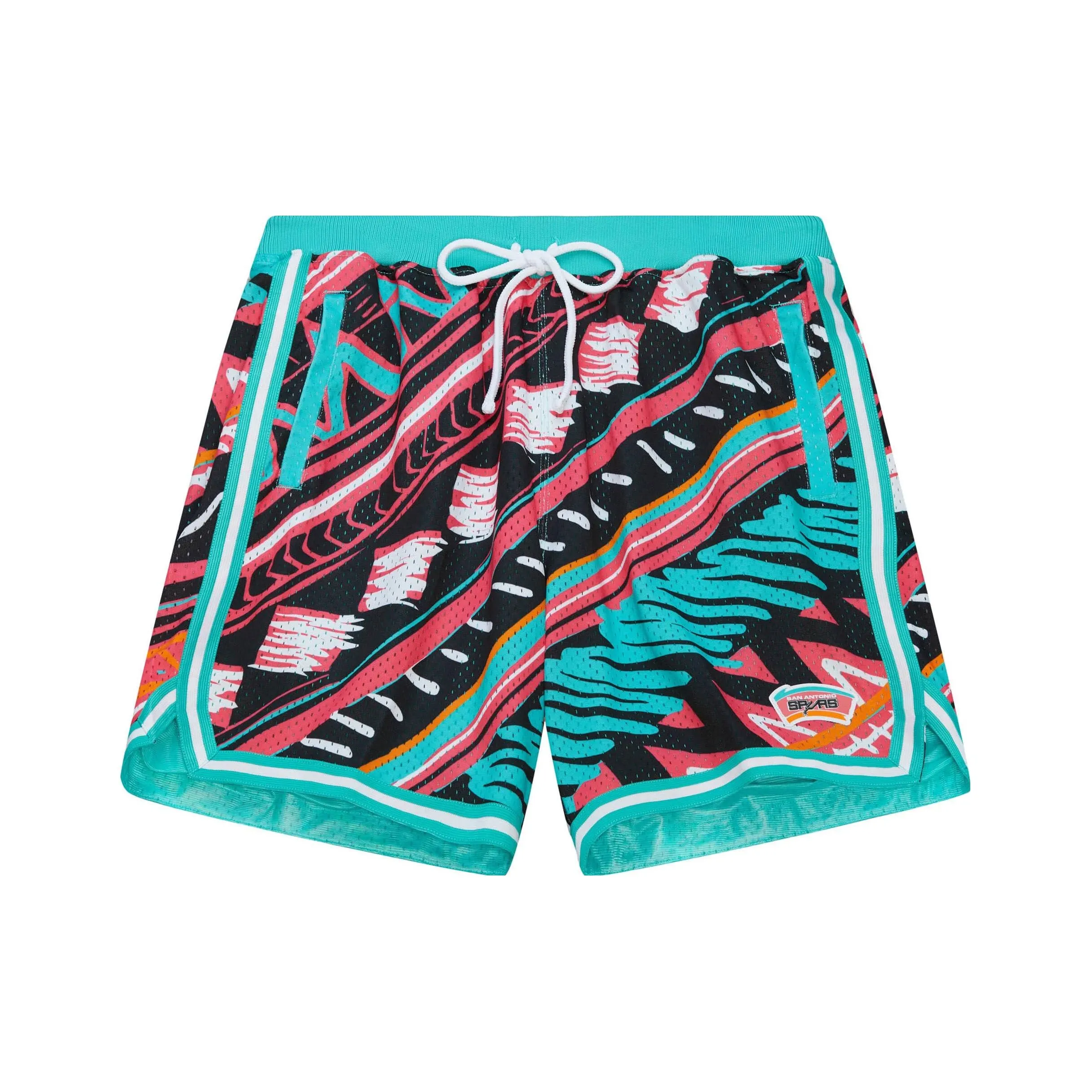 MITCHELL NESS Шорты Мужские Синие Зеленые