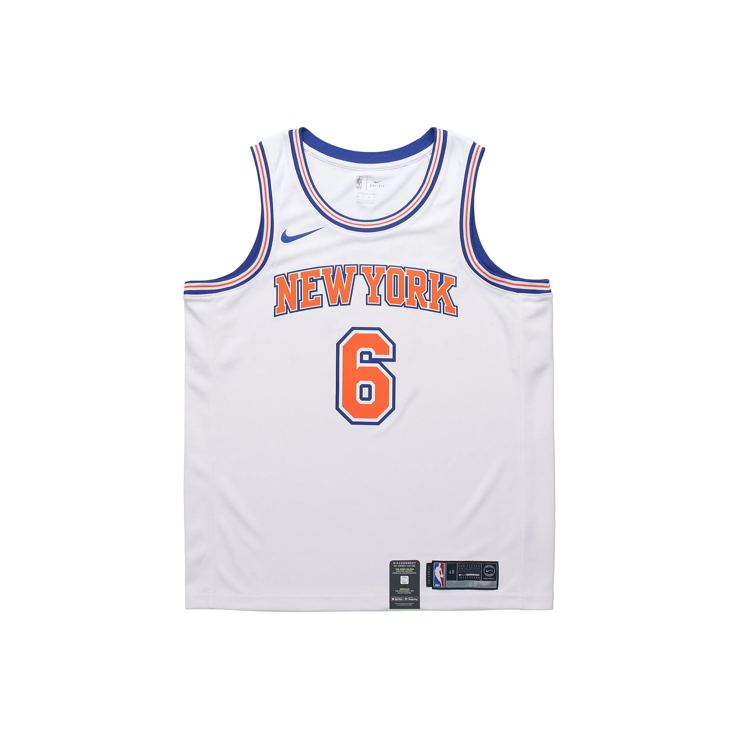 Nike Белый Мужская баскетбольная майка