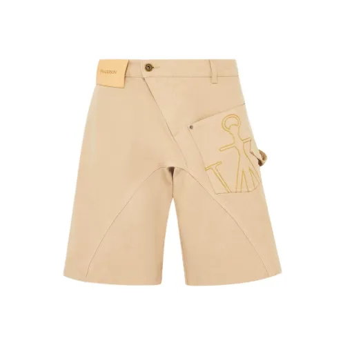 JW Anderson Бежевые Мужские Шорты Карго