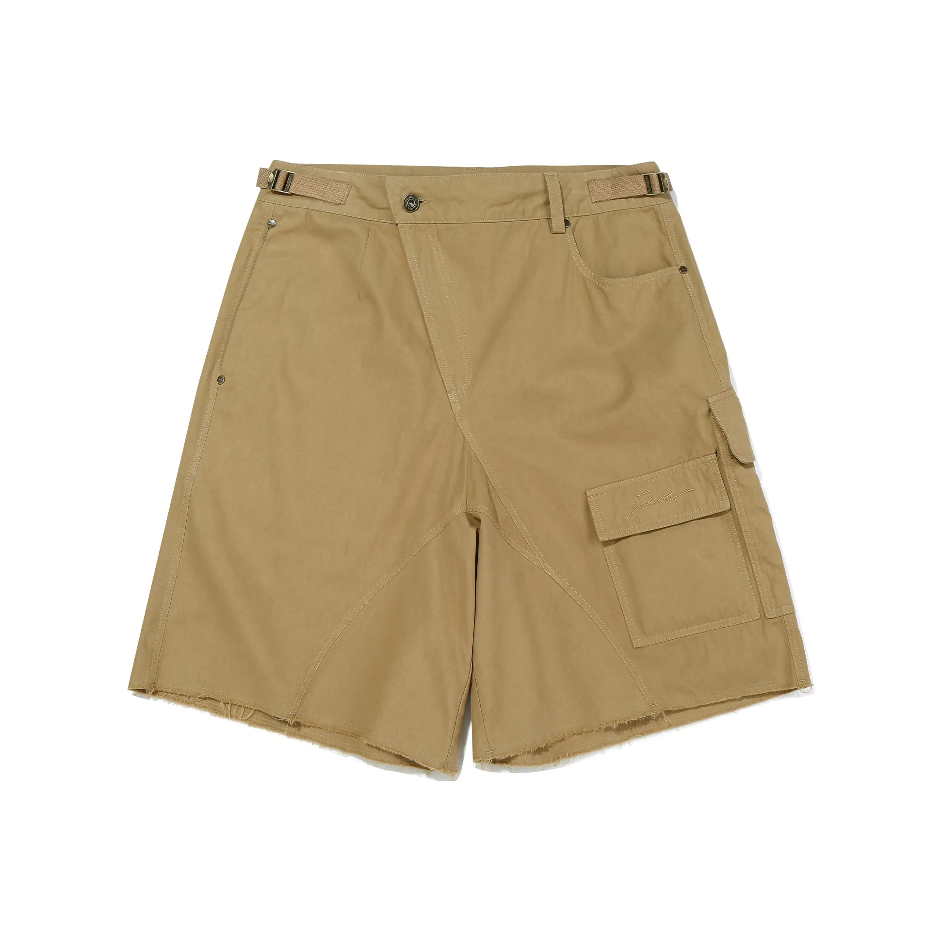 Guuka Брюки длиной до колена Мужские Хаки