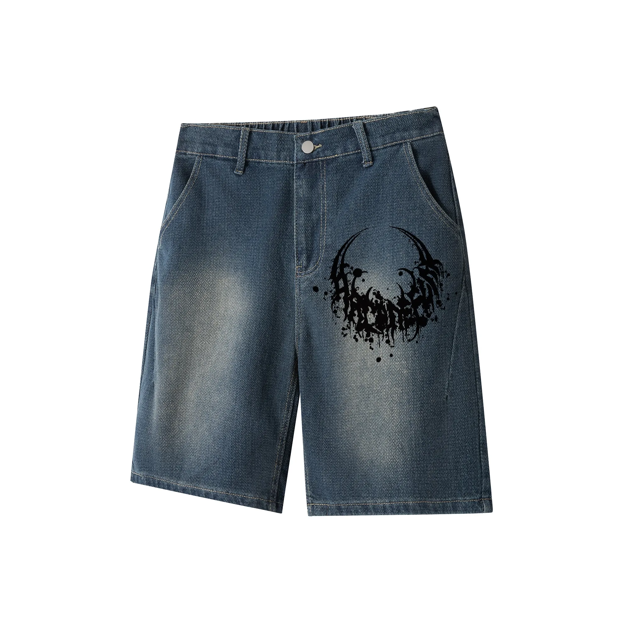 ArcaneFunk Denim Shorts Unisex