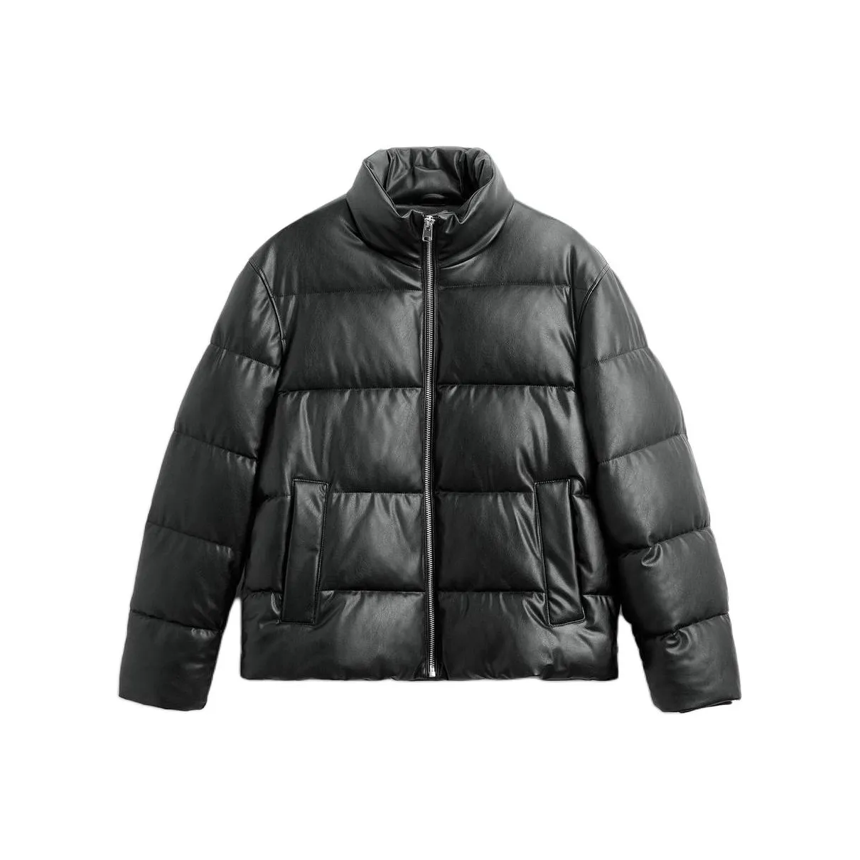 ZARA Puffer Jackets Men's Black