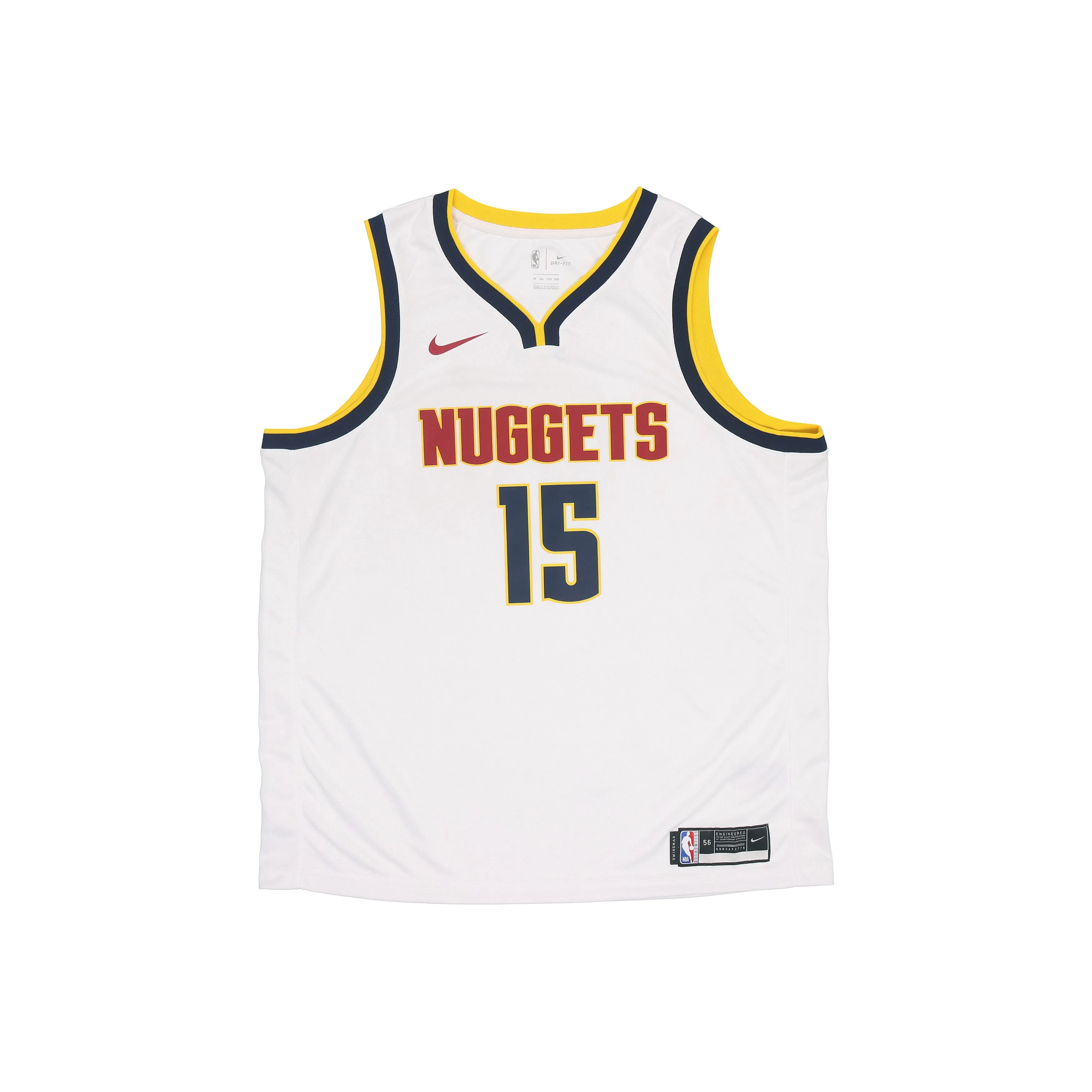 Nike NBA Белый Мужская баскетбольная футболка