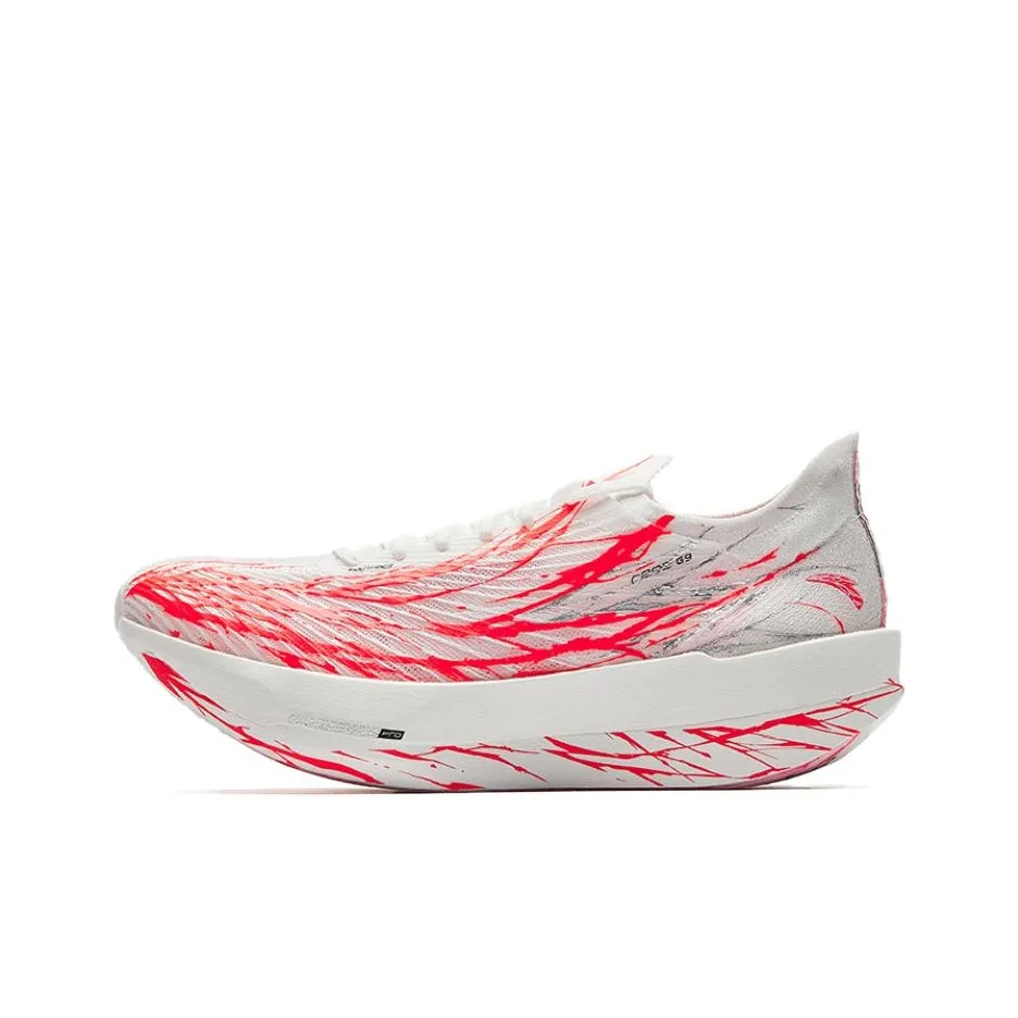 ANTA C202 G9 Slip Устойчивый к истиранию Низкий Топ Повседневные Беговые кроссовки Женские Красный