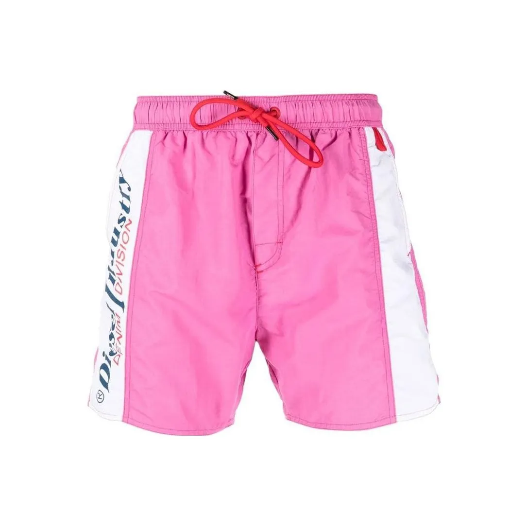DIESEL Повседневные шорты Мужские Розовые