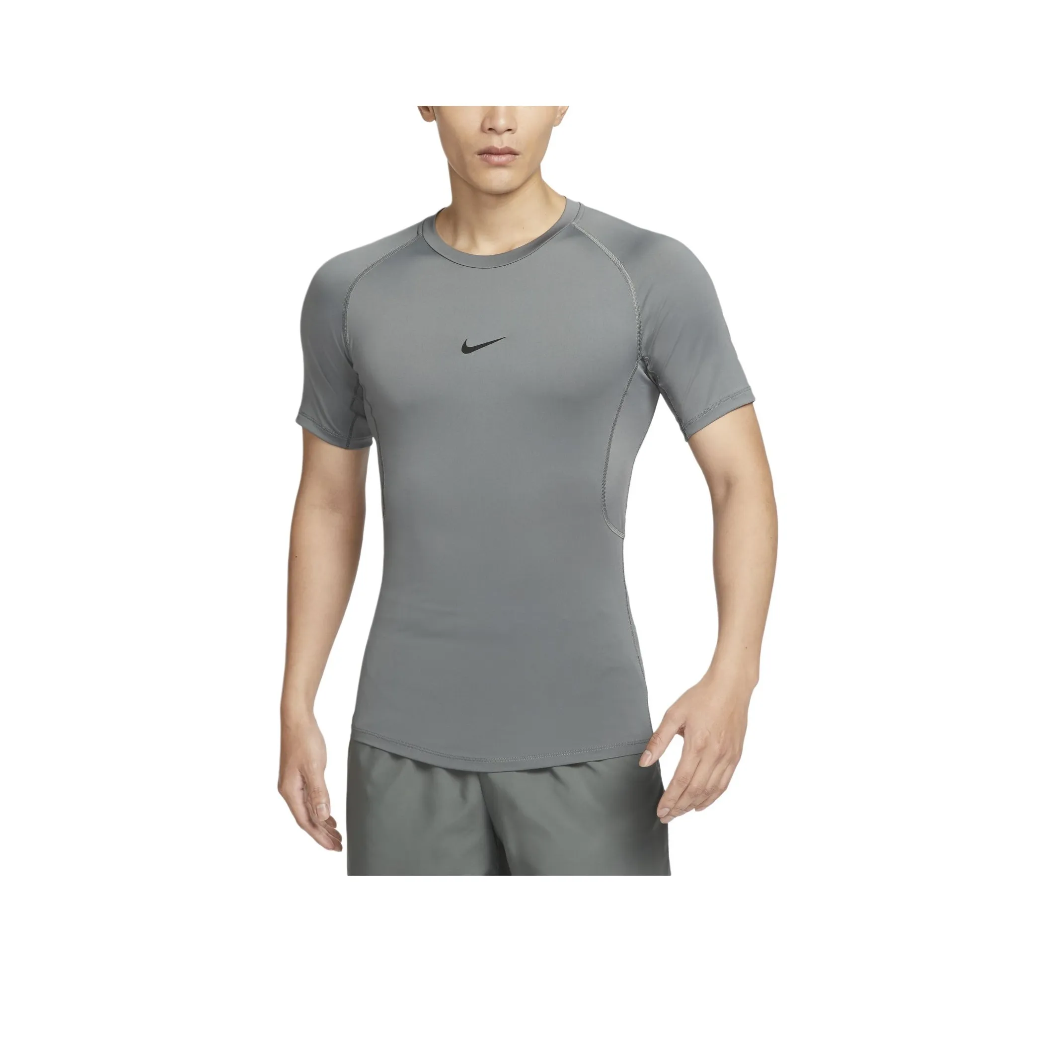 Nike ProDri Форма T Рубашка Мужская Дымчатый Серый Черный