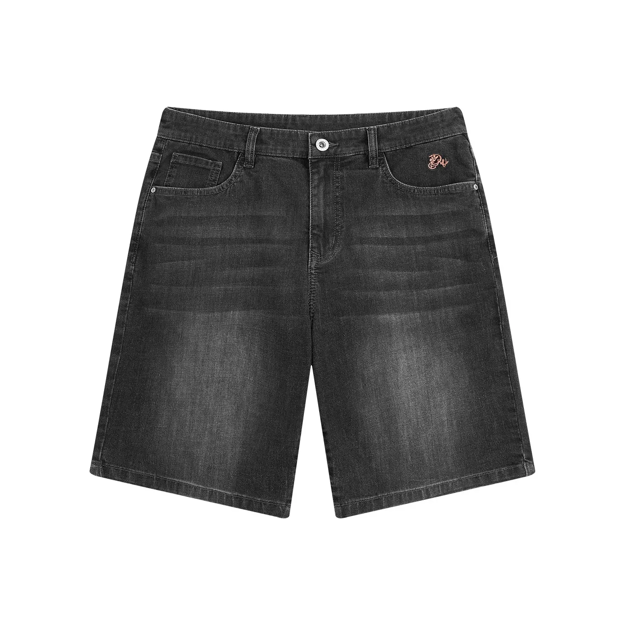 Dance with wolves Джинсовые шорты Мужские Темно-серые