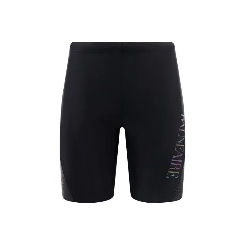 BALNEAIRE Кул-плэй Черный Скрытая текстура Мужские плавательные шорты