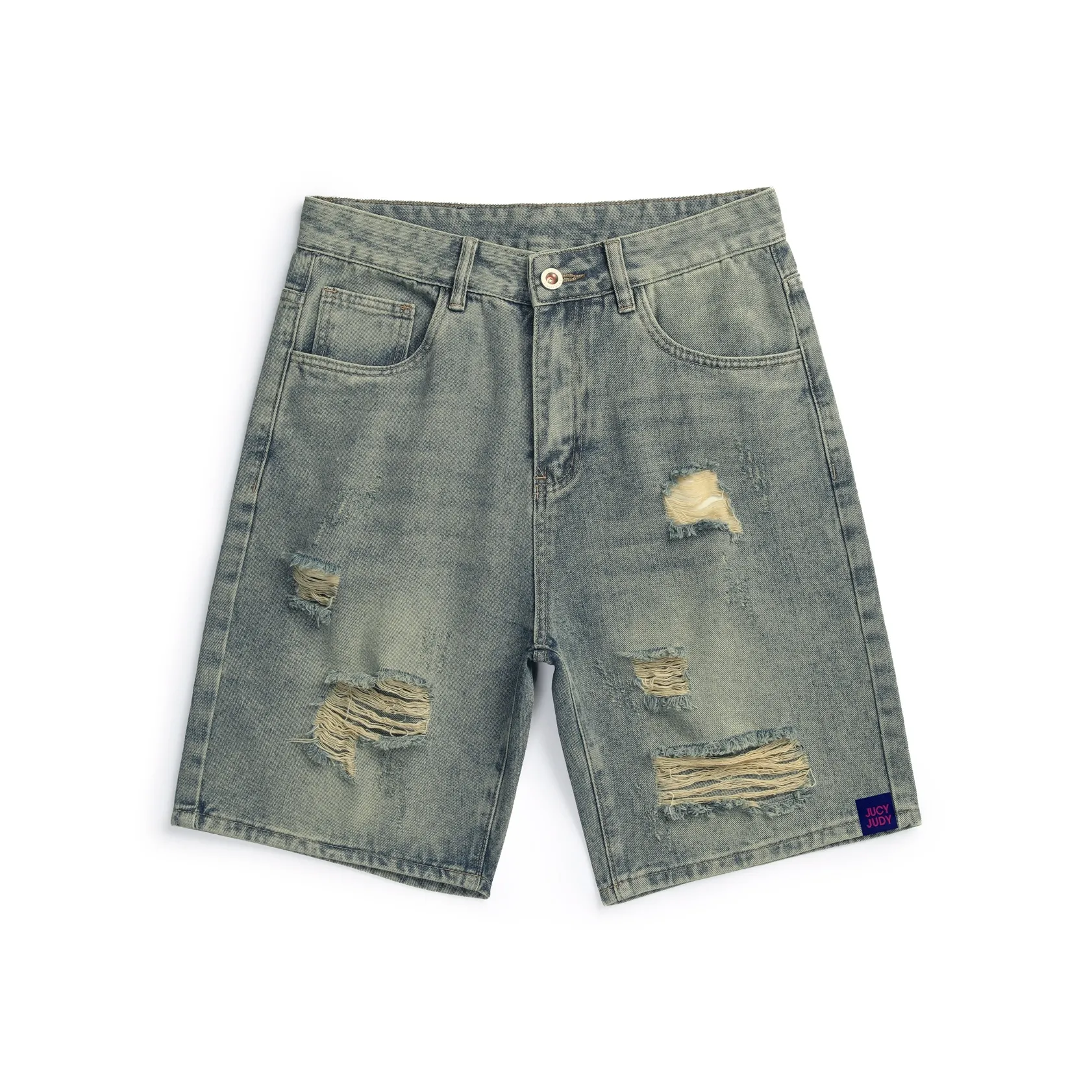 JUCY JUDY Джинсовые шорты Унисекс Винтажный синий