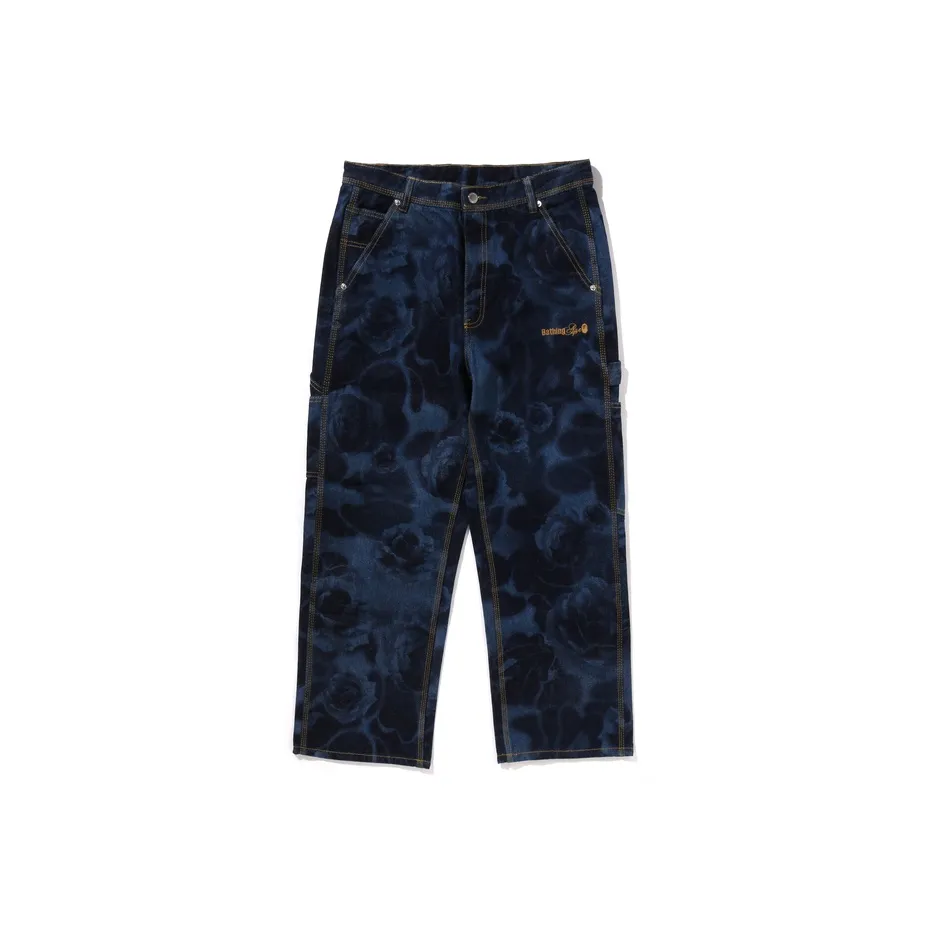 A BATHING APE Jeans Men's Dark Blue NYX