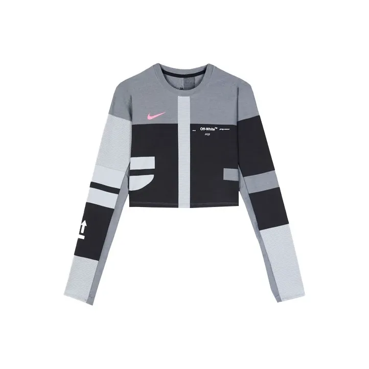 OFF WHITE X nike Ivory Women's Easy Run Top