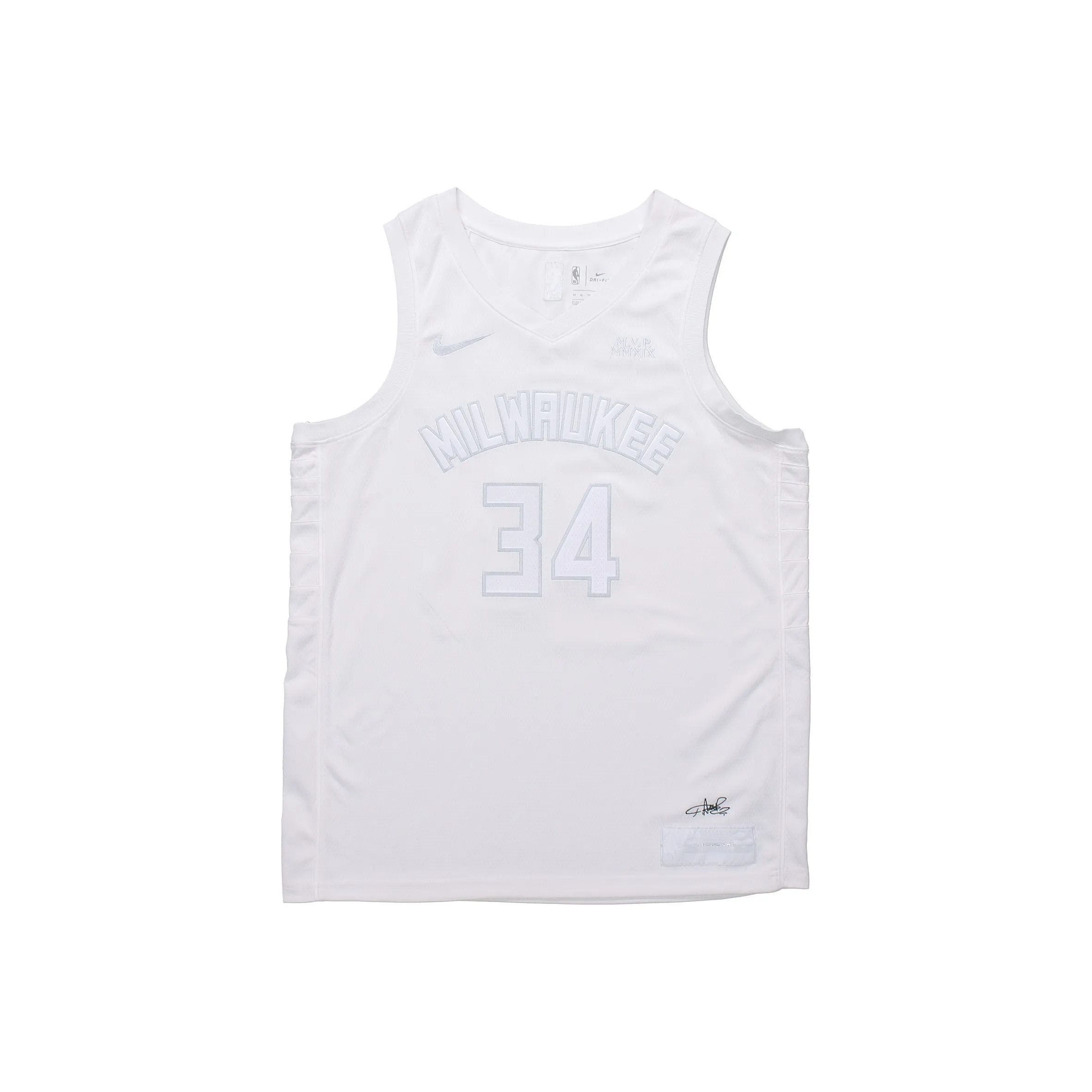 Nike Nba Milwaukee Bucks Mvp 34 Antetokounmpo Swingman Jersey