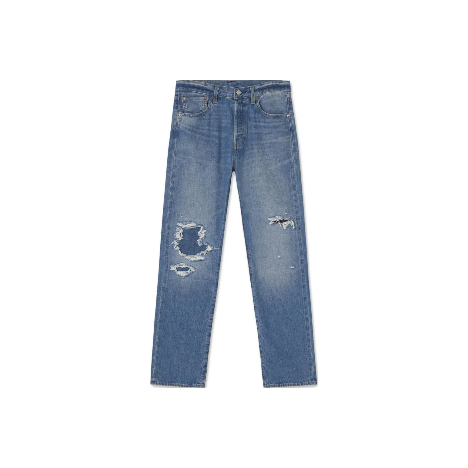 Levis Medium Blue Men's Jeans Левис Средне-синие Мужские Джинсы