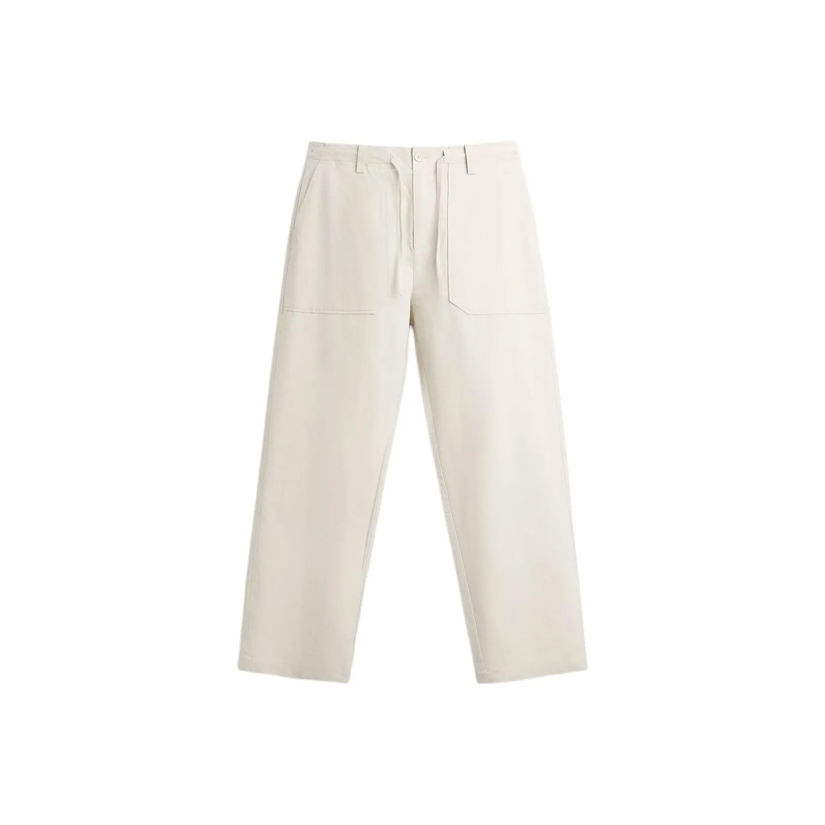 ZARA Повседневные брюки Мужские Ледяной белый