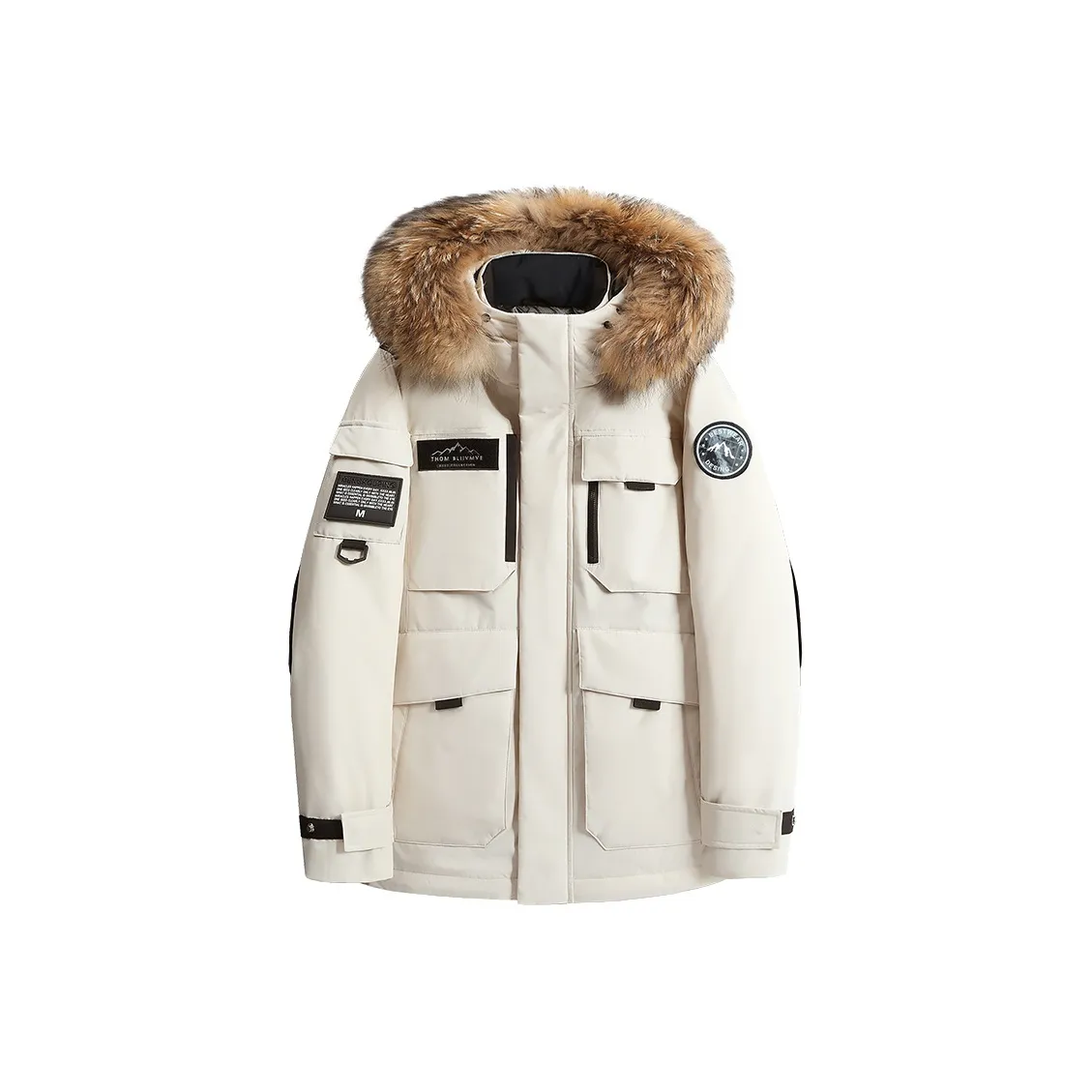 Topland Puffer Jacket Unisex Ecru