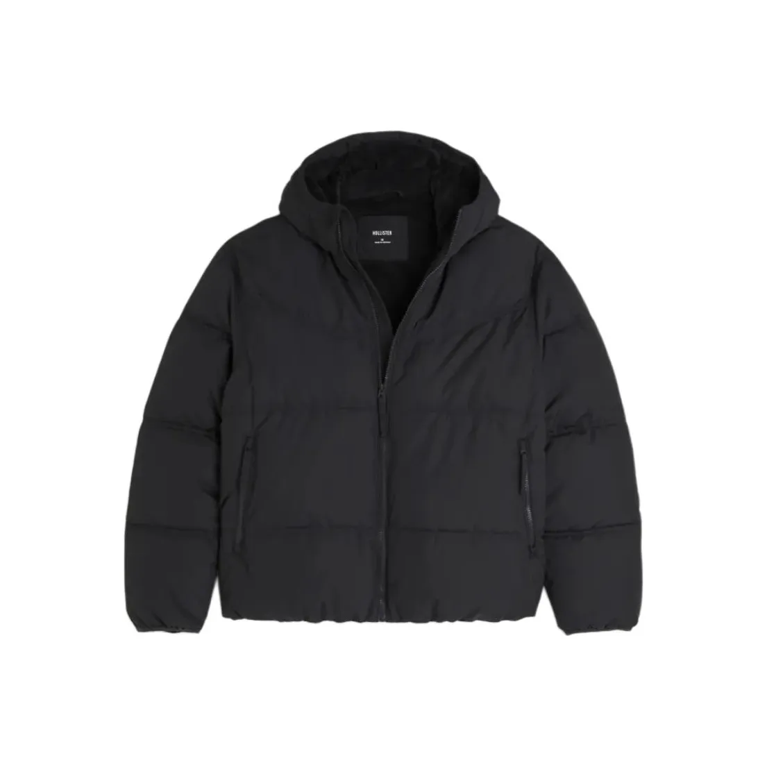 Hollister Puffer Jacket Men's Black
