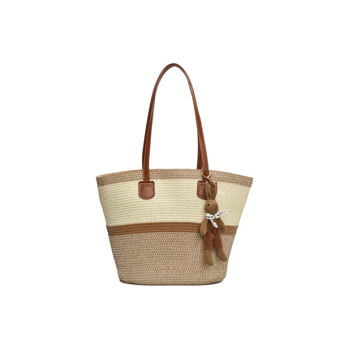 Single Warehouse Сумка из соломенной плетени сумка через плечо обычная женская хаки черная