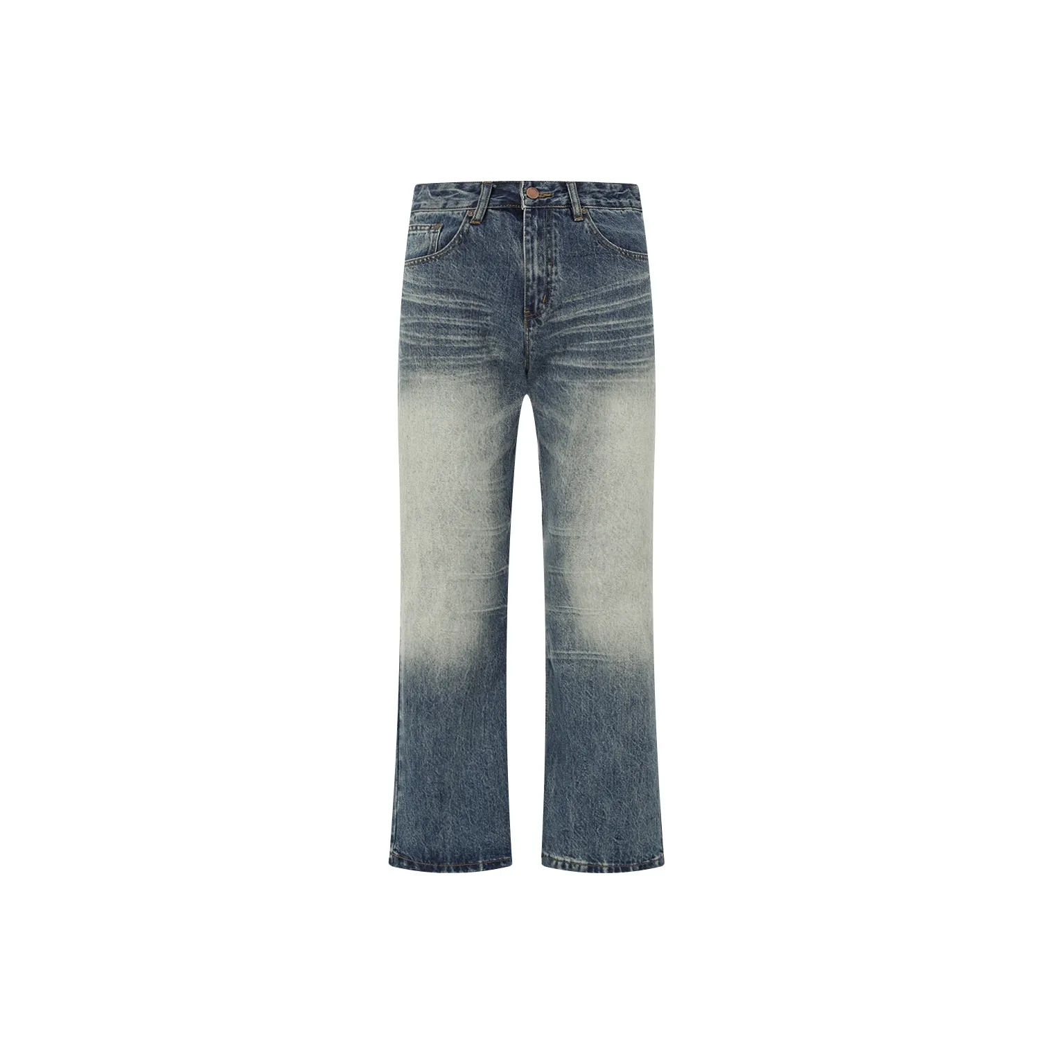 URS GGON Джинсы Унисекс Винтаж Синий