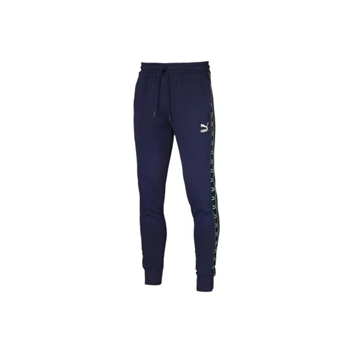 PUMA Sports Pants Unisex Tweed Blue