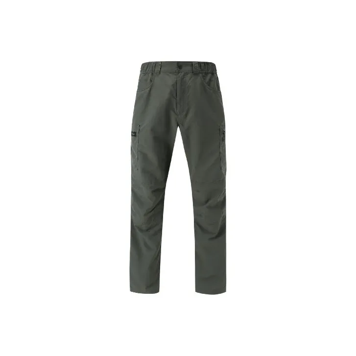 DECATHLON 100 Series Casual Pants Men's Dark Olive Green