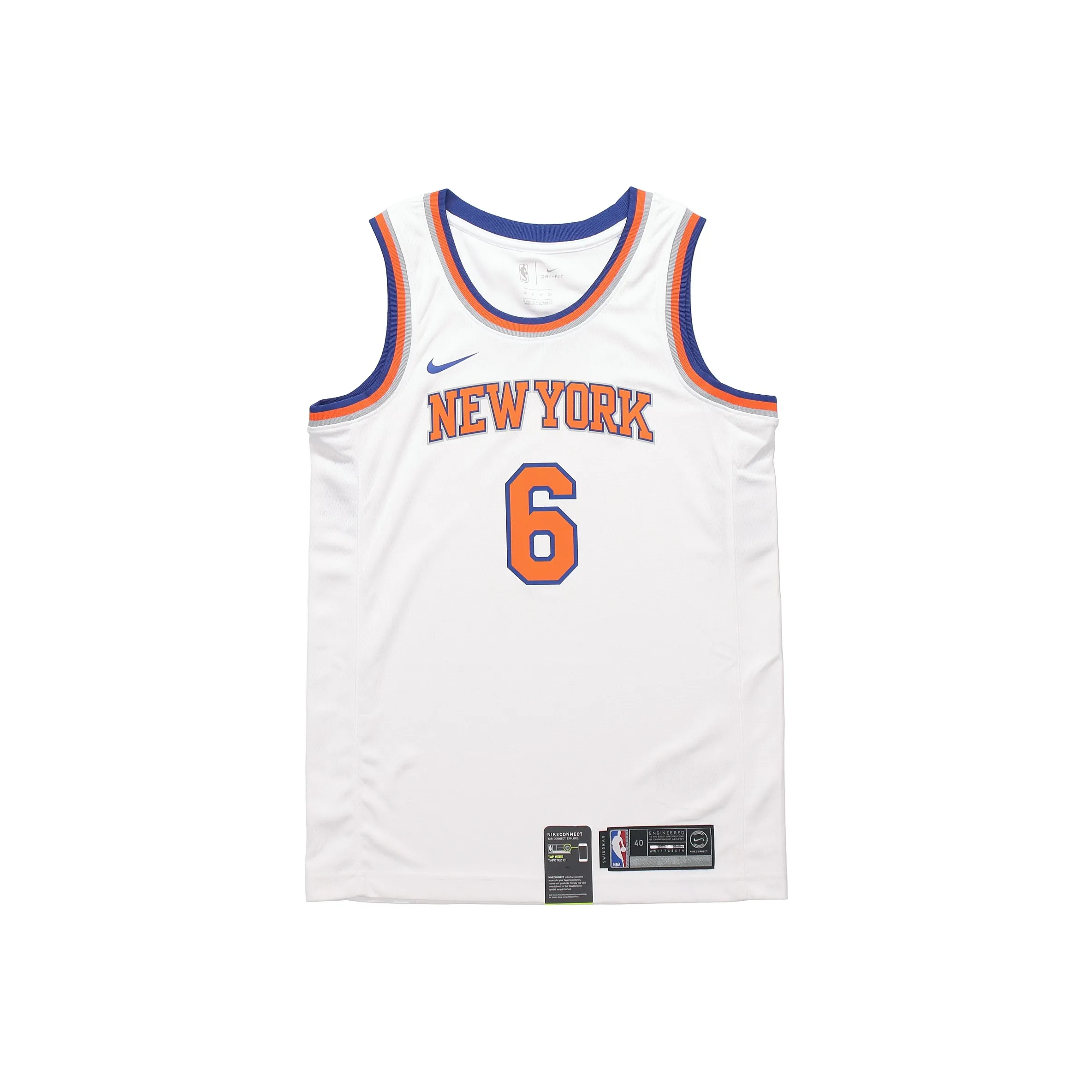 Nike Белый Мужская баскетбольная майка