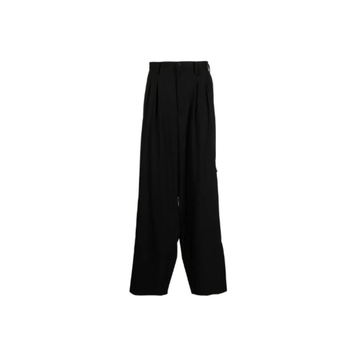 Yohji Yamamoto Tapered leg Pleat detail Trousers