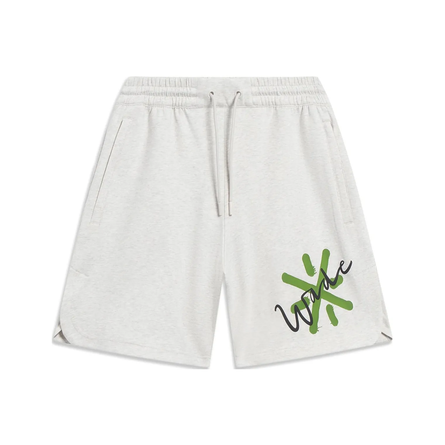 LiNing Wade Collection Casual Shorts Unisex Heather Gray Tile Gray