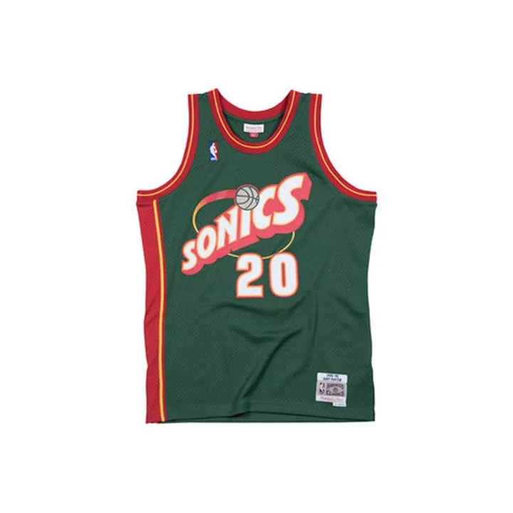 Mitchell Ness Basketball Jerseys Men's Green