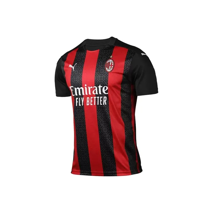 PUMA Футбол Джерси Мужской Черный Красный Полосы