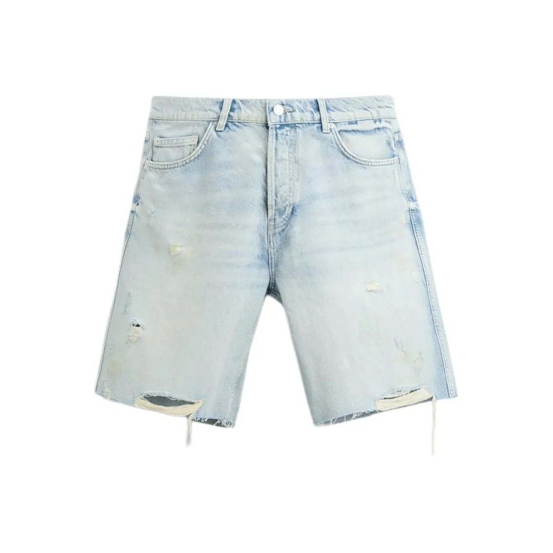 ZARA Denim Shorts Men's Light Blue