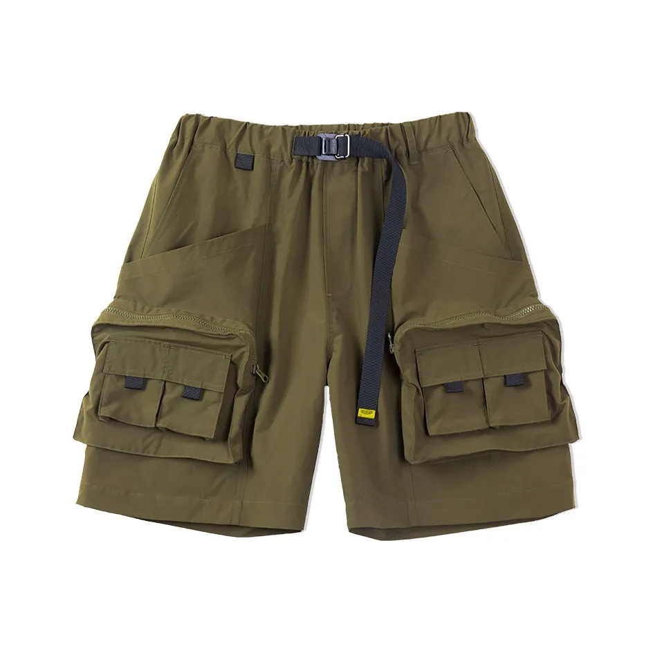 MADEN Повседневные шорты Мужские Армейский зеленый