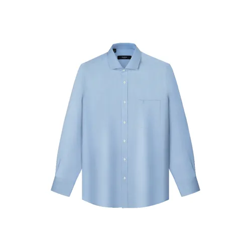 NAUTICA TAILORED Светло-синие Мужские Рубашки