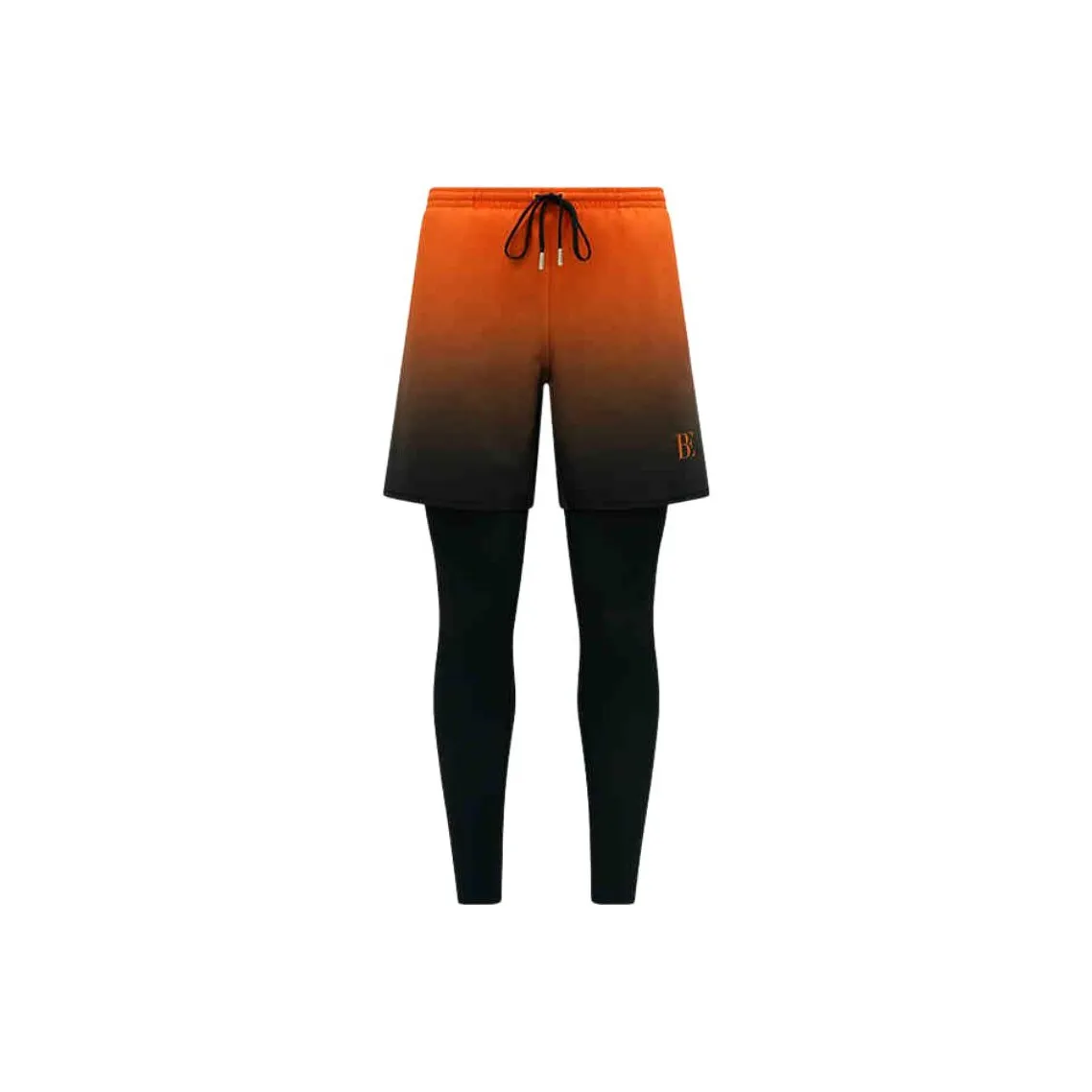 BALNEAIRE Swimming Shorts Men's Black-Orange Color Blocking