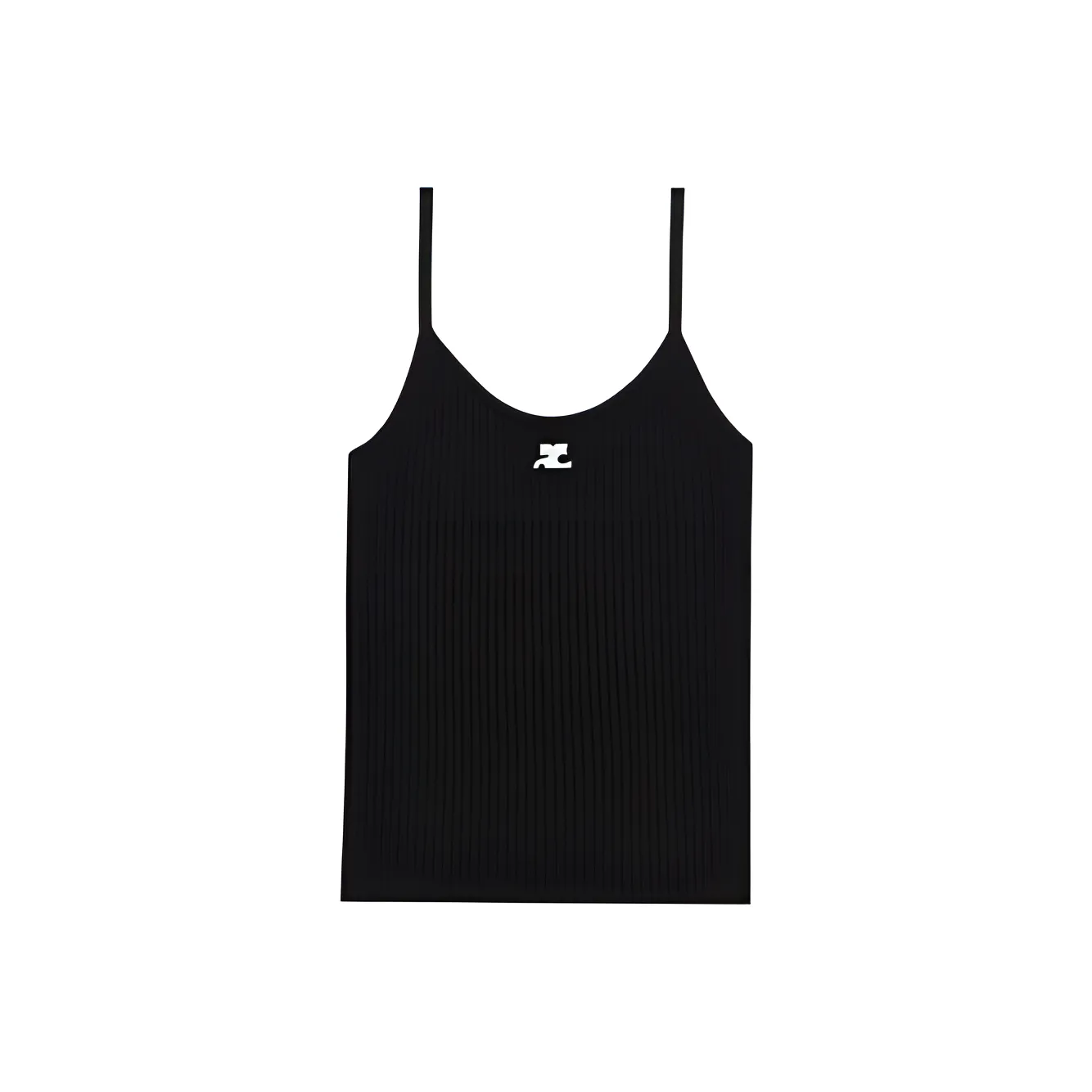 Courrèges Reedition Ribbed Tank Top