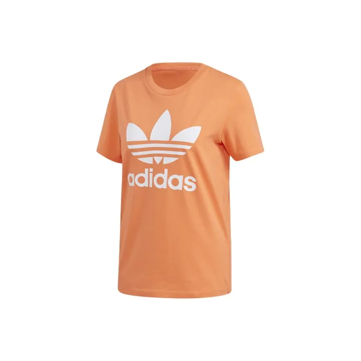 Adidas Originals T-Shirt Женская Кораллово-Розовый