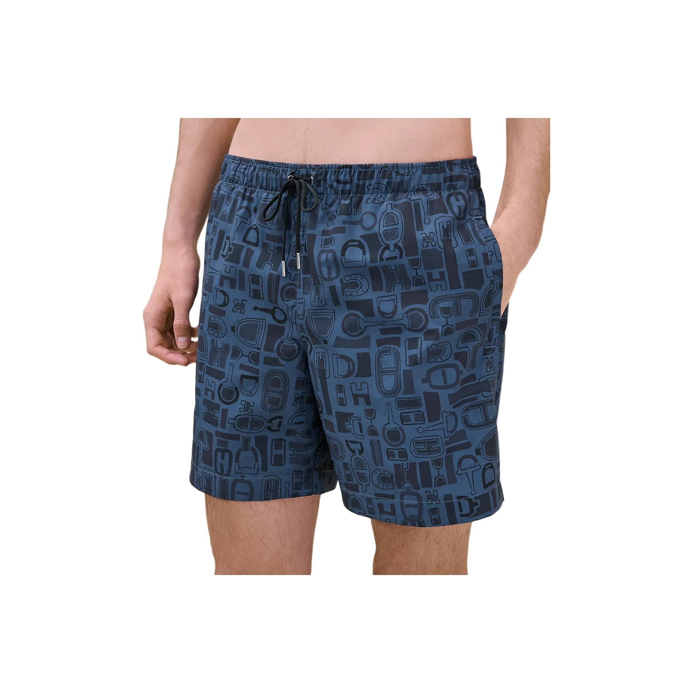 HERMES Swimming Shorts Men Ocean Blue