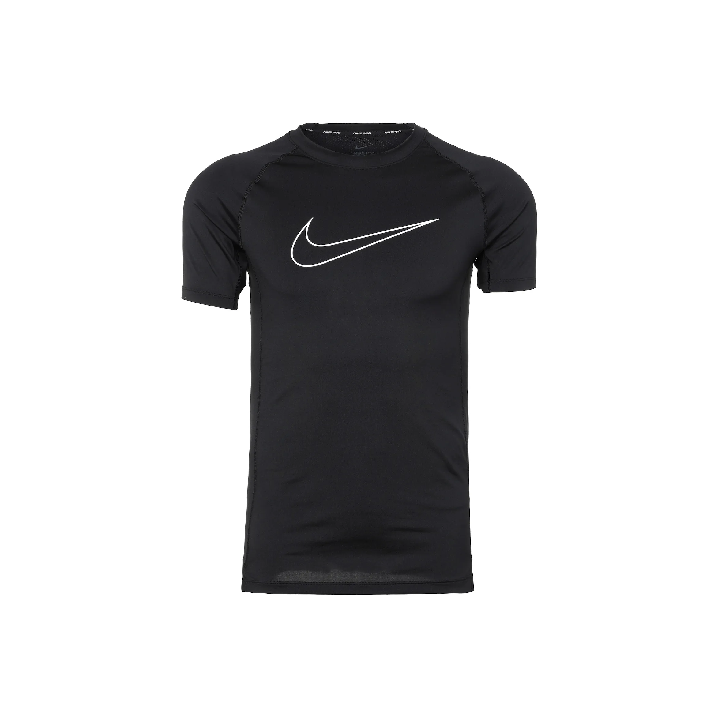 Nike Pro Dri FIT Men
s Tight Fit Short Sleeve Top Black