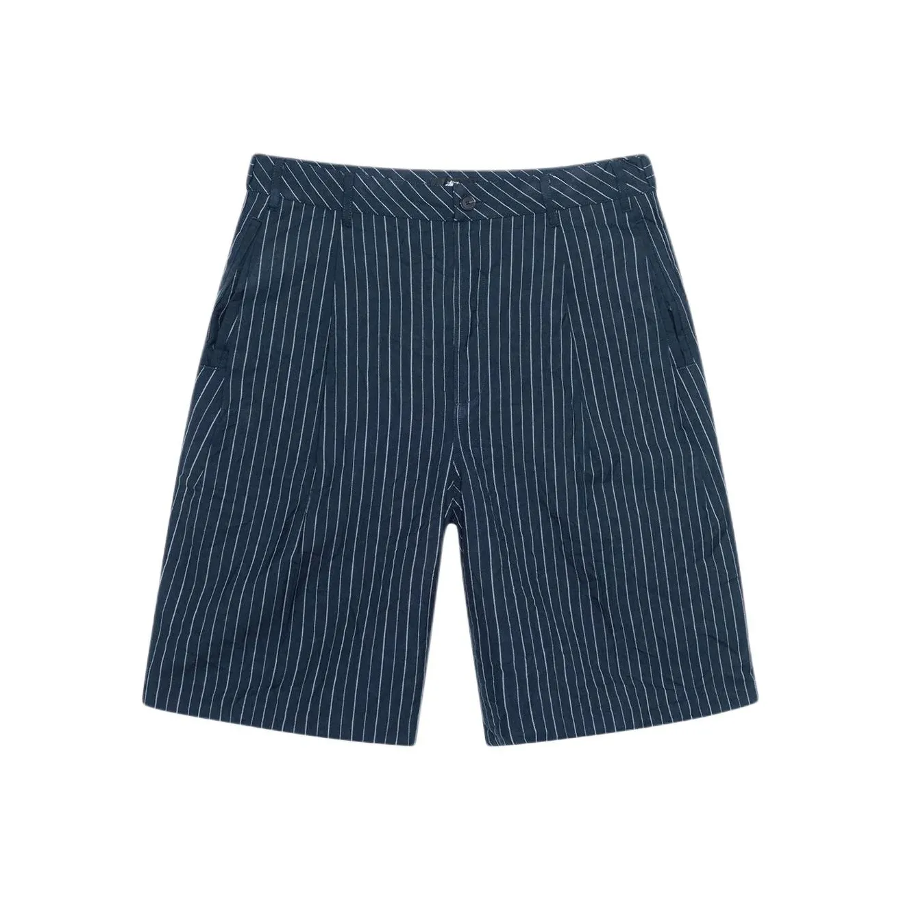 Stussy SS24 VOLUME Плиссированные Короткие WRINKLED Stripe Повседневные шорты Унисекс