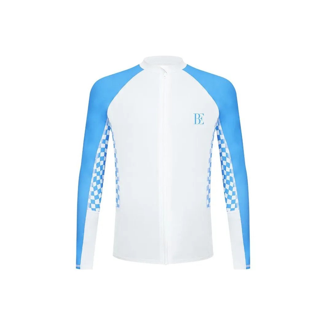 BALNEAIRE FW23 Мужские купальники Мужской Синий Белый Шахматная доска