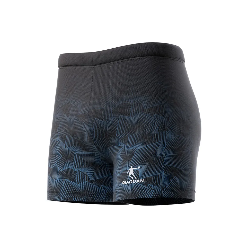 QIAODAN Adults Square Leg Swim Trunks Racing Swim Pants Men's