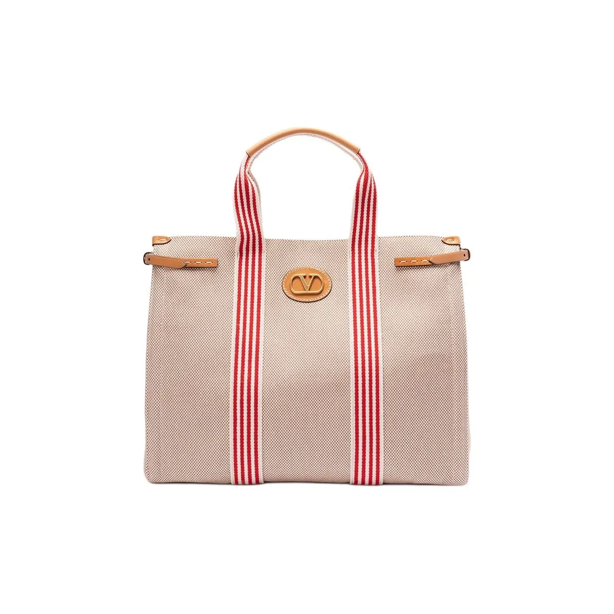 Valentino Antibes Logo Plaque Large Top Handle Bag