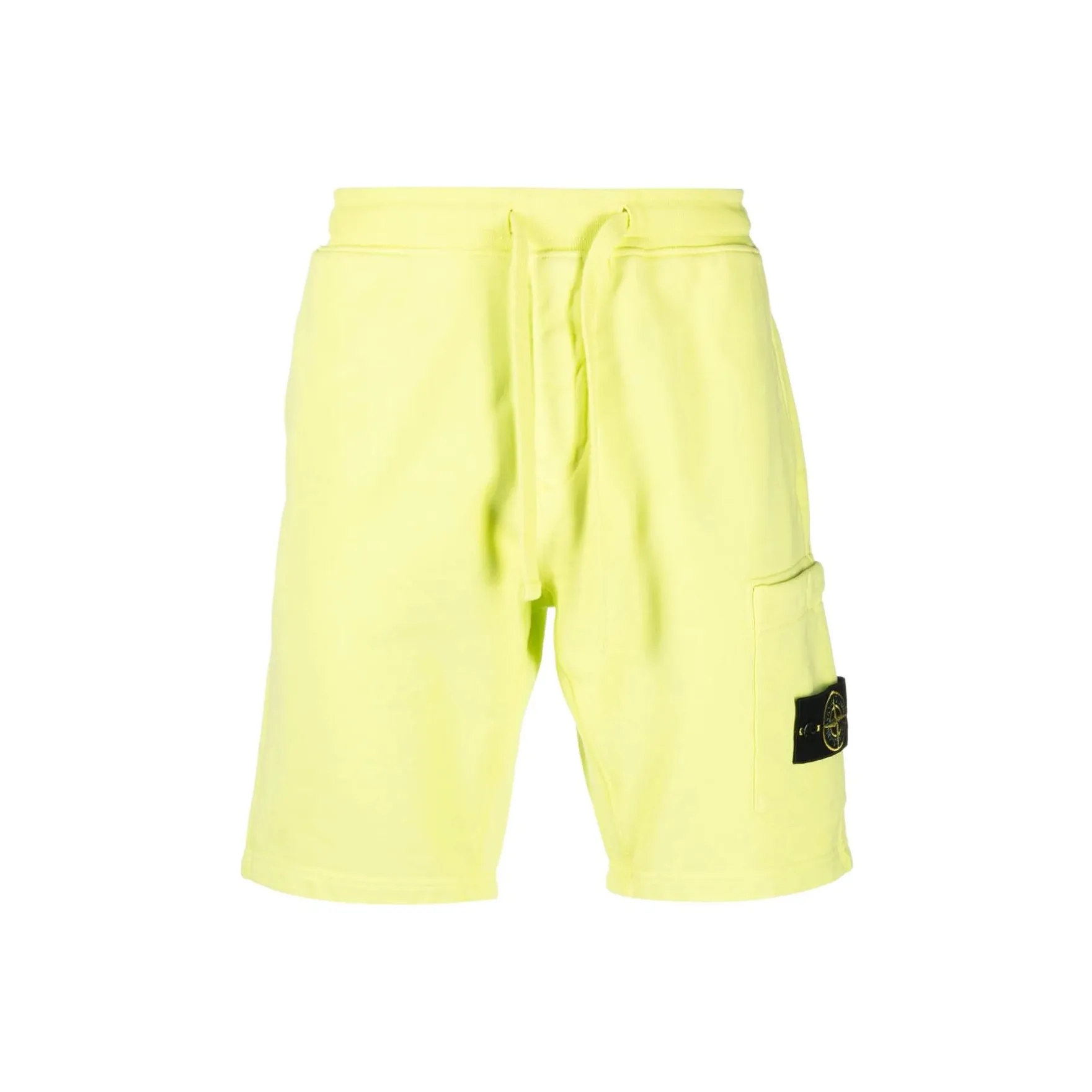 STONE ISLAND 64651 Cotton Fleece Garment Dyed Shorts