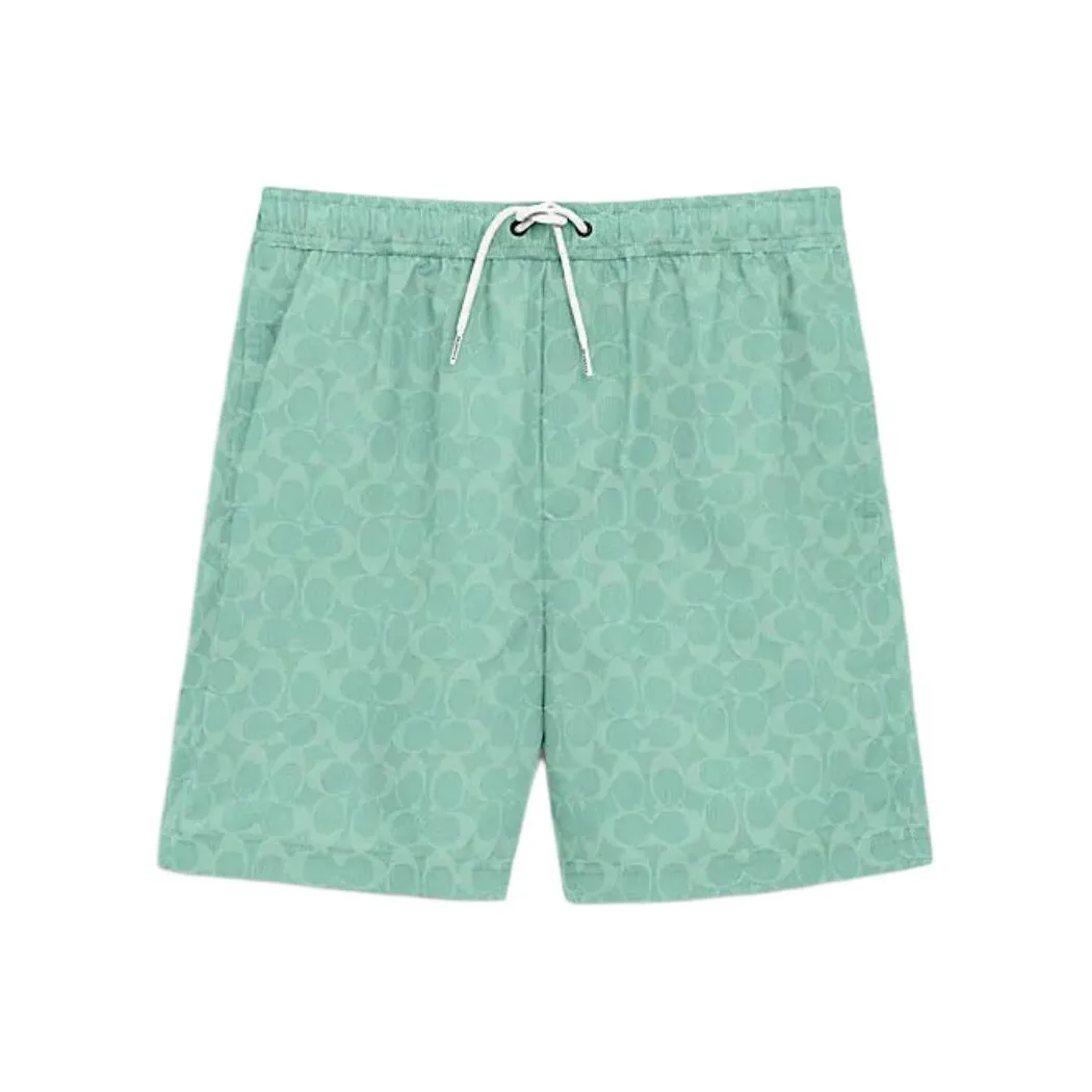 COACH SS24 Swimming Shorts Men's Green