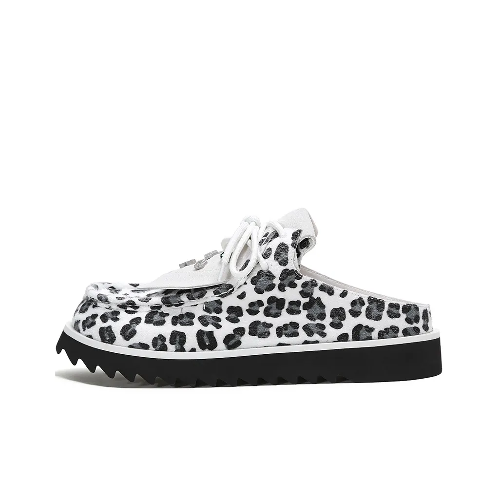 ADCDAVINCI Sun Collection Устойчивые к истиранию домашние тапочки унисекс с леопардовым принтом