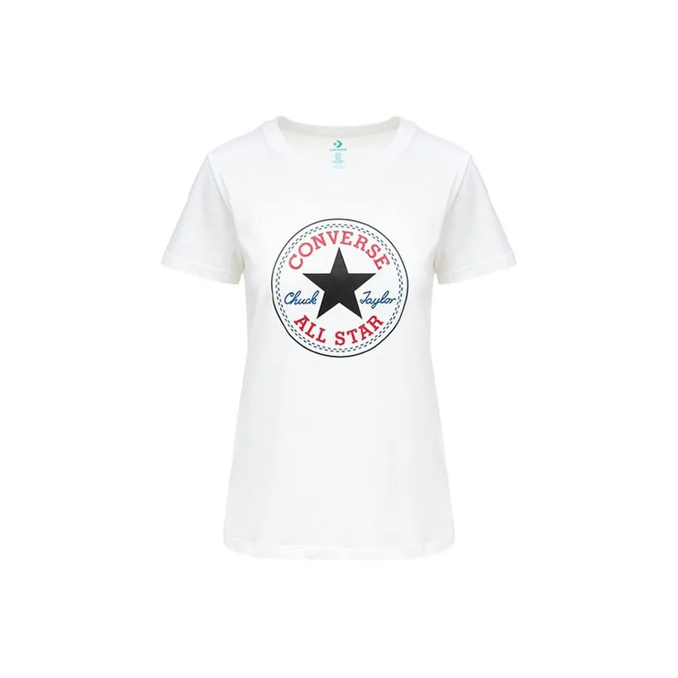 Converse Run Star Hike T Shirt Women's White