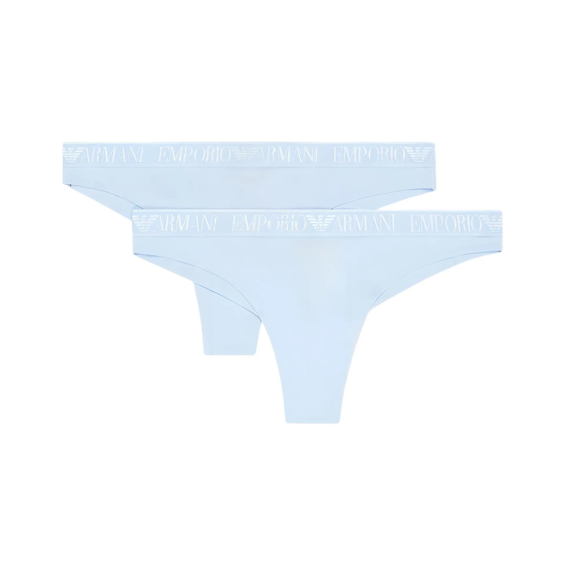 Ea7 EMPORIO ARMANI Pack Of Two Logo Waistband Briefs
